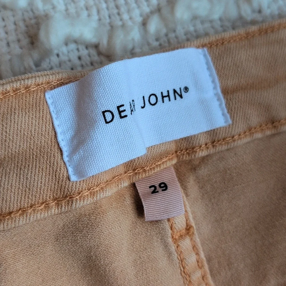 Dear John Washed Orange Sunflower Wide Leg 29 Waist Fiona High Rise - Picture 7 of 14